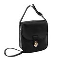 Parinda MAYA II (Pebble Black) Textured Faux Leather Crossbody Bag